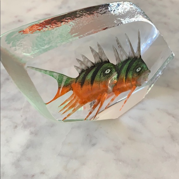 Y2K Mats Jonasson Coral Fish Crystal - Picture 5 of 8